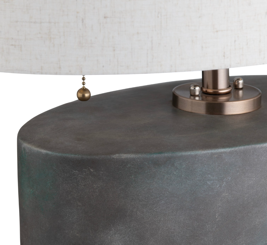 Mason Twin Pulls Oval Lamp