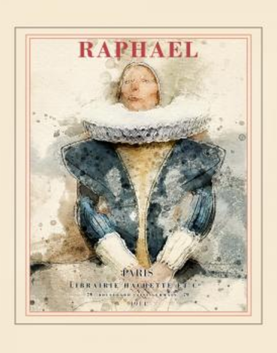 Raphael Dame Art 20"w x 24"h