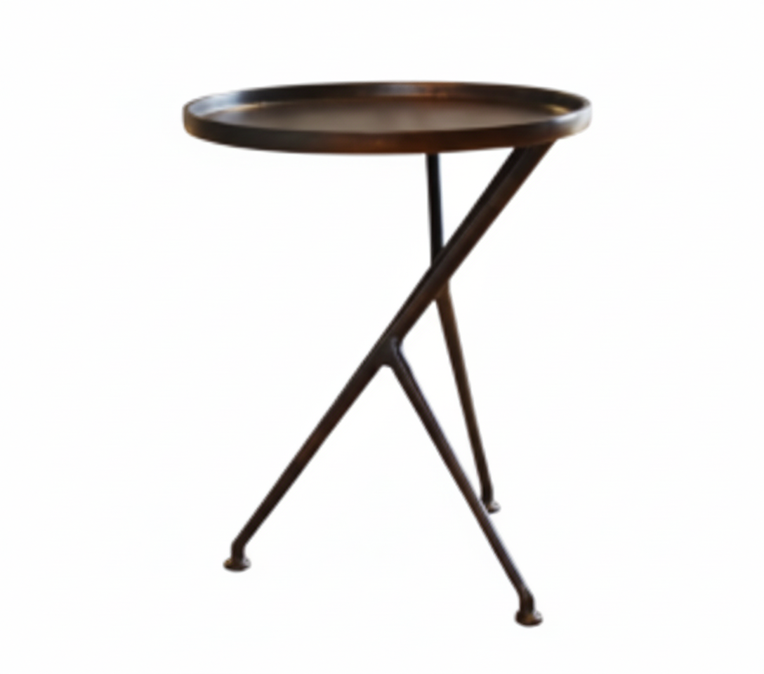 Schmidt Accent Table Raw Antique Rust