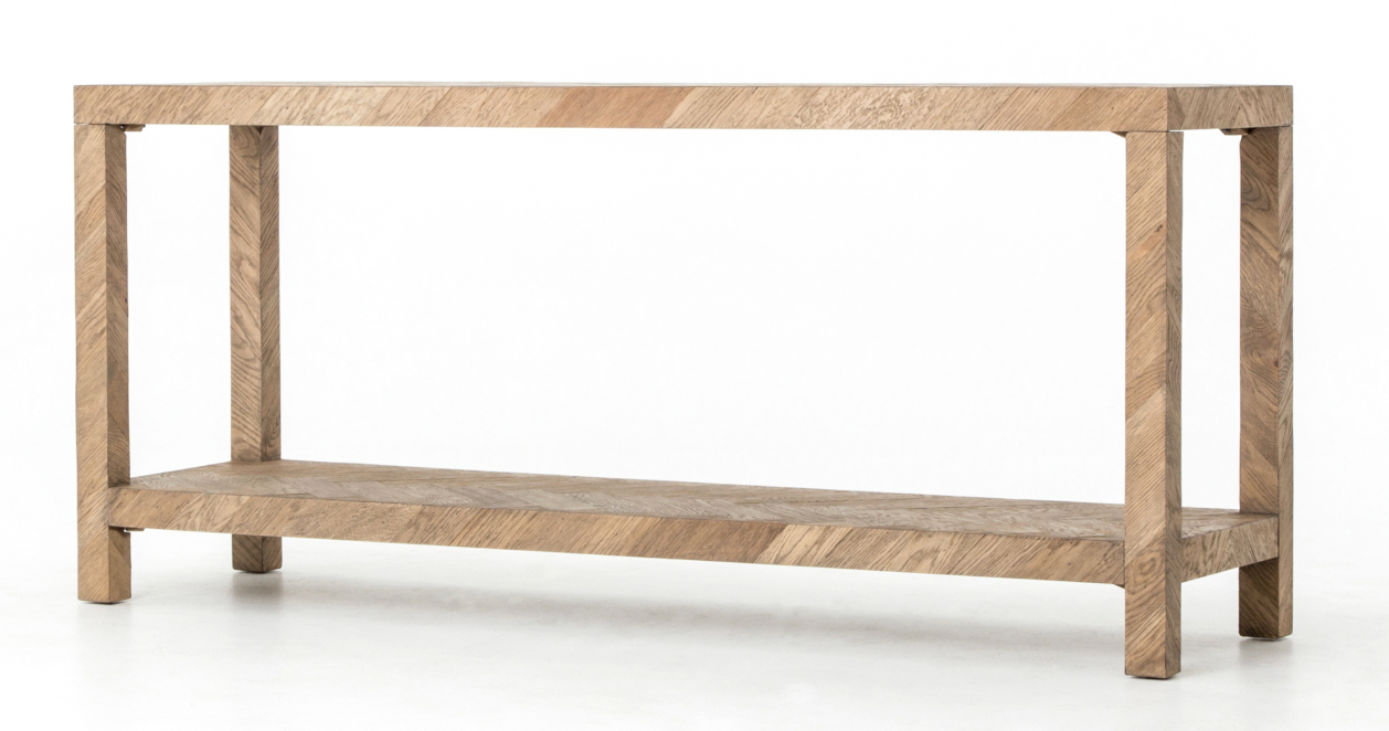 Lamar Console Table- Drifted Oak