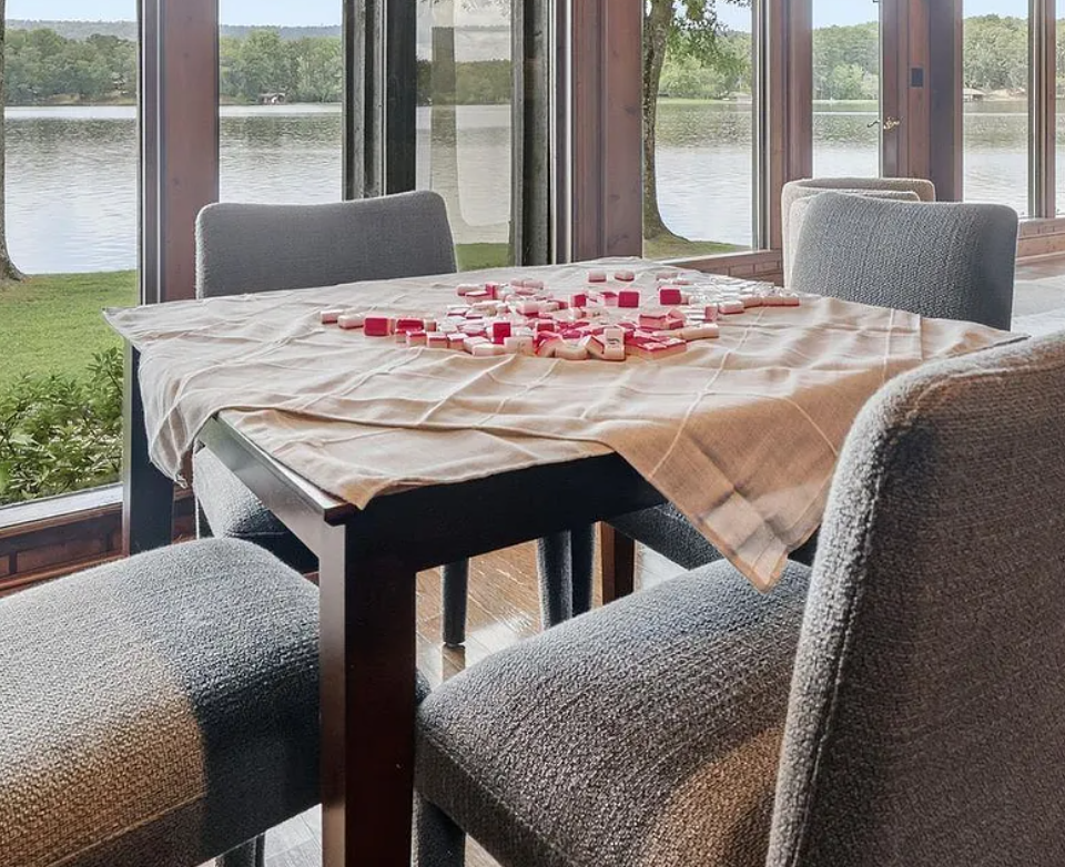 Black Wooden Game Table