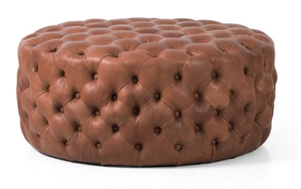 Gabi Large Ottoman-Heirloom Sienna