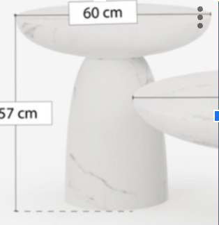Lane Marble Outdoor Side Table