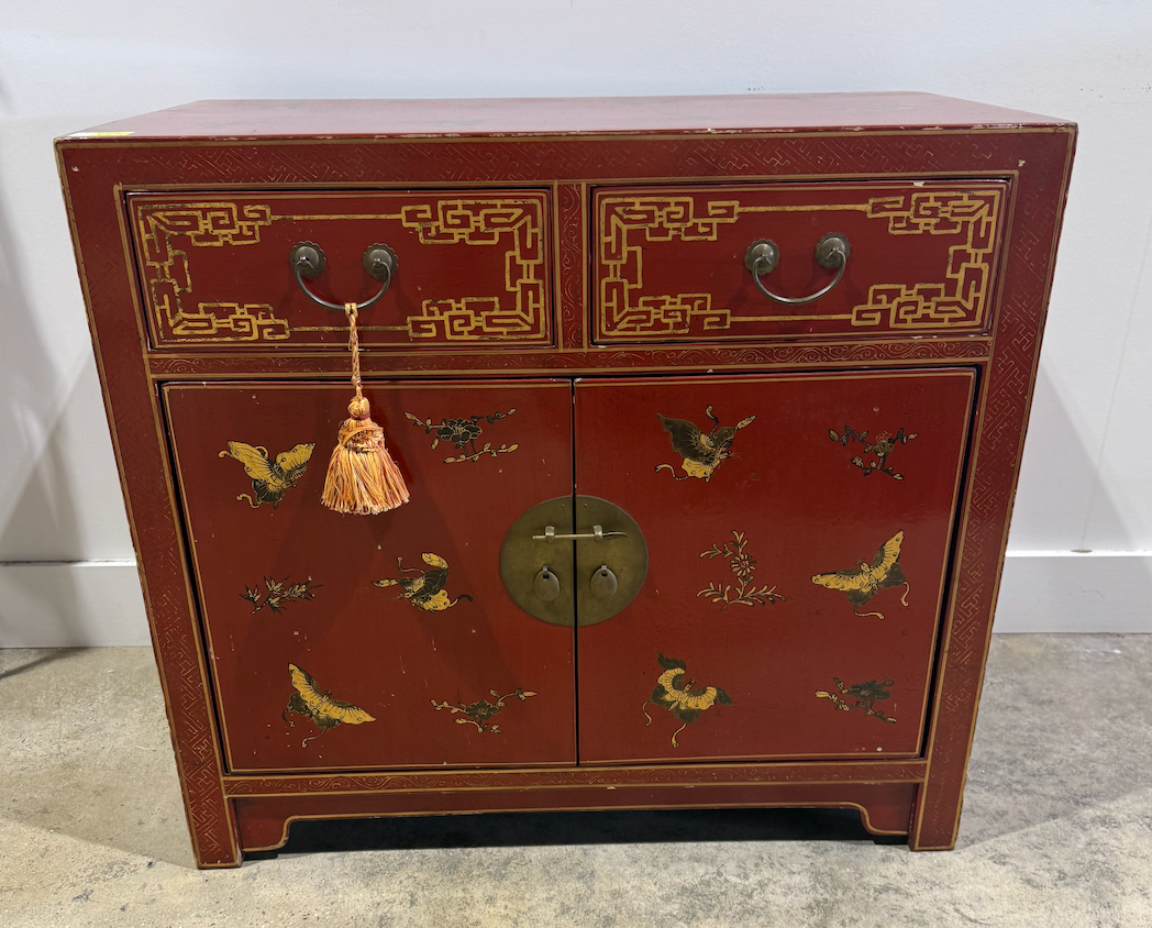 Antique Red Chest