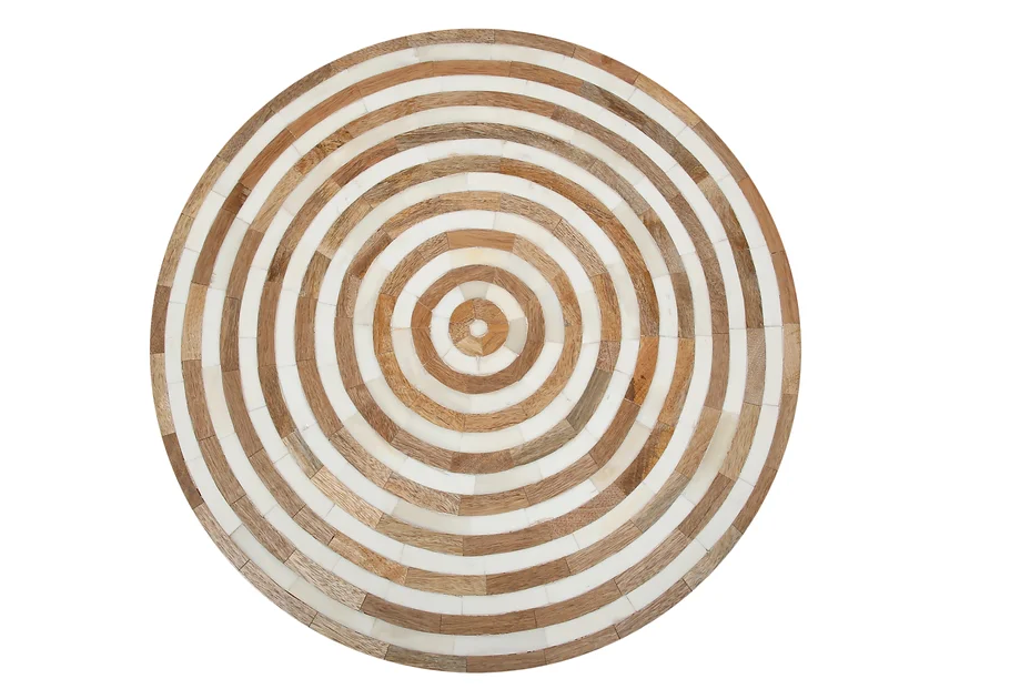 Natural Inlay Side Table