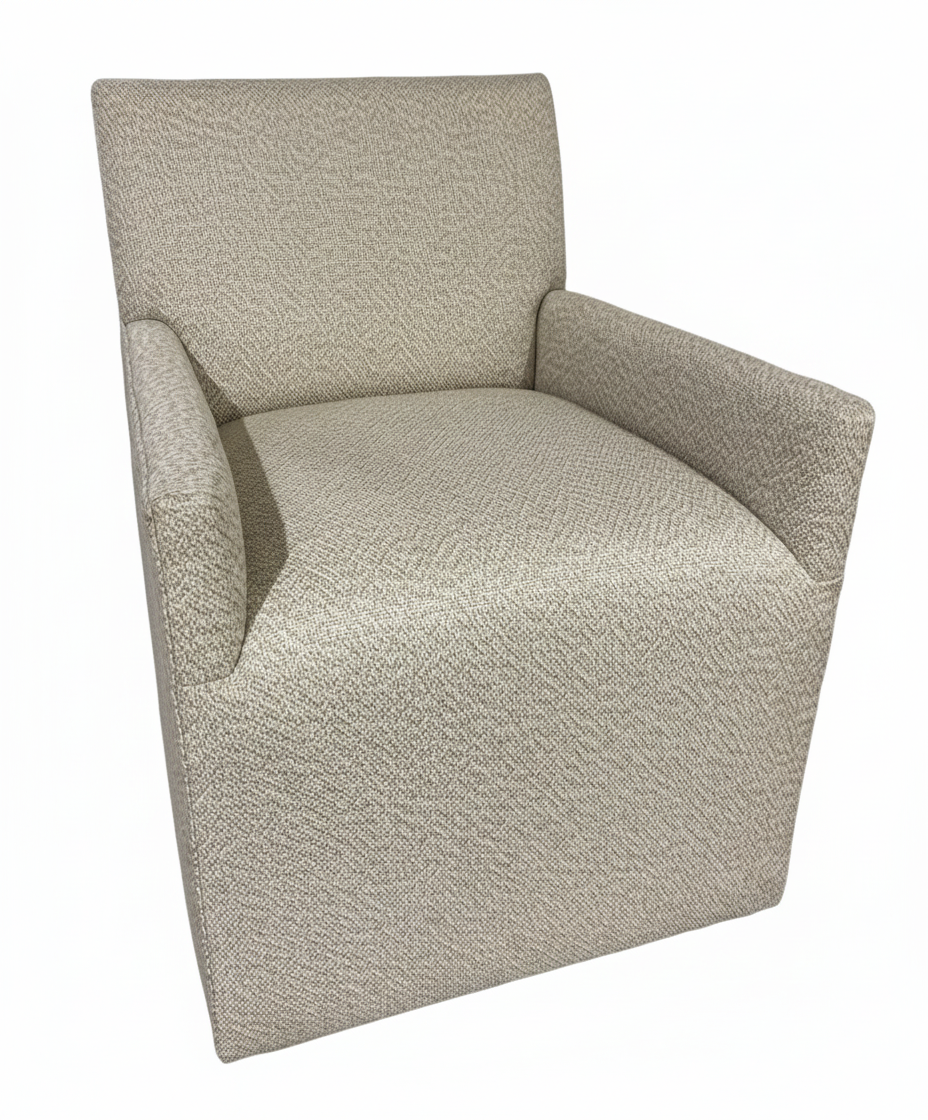 Castered Arm Chair, Winder Sand