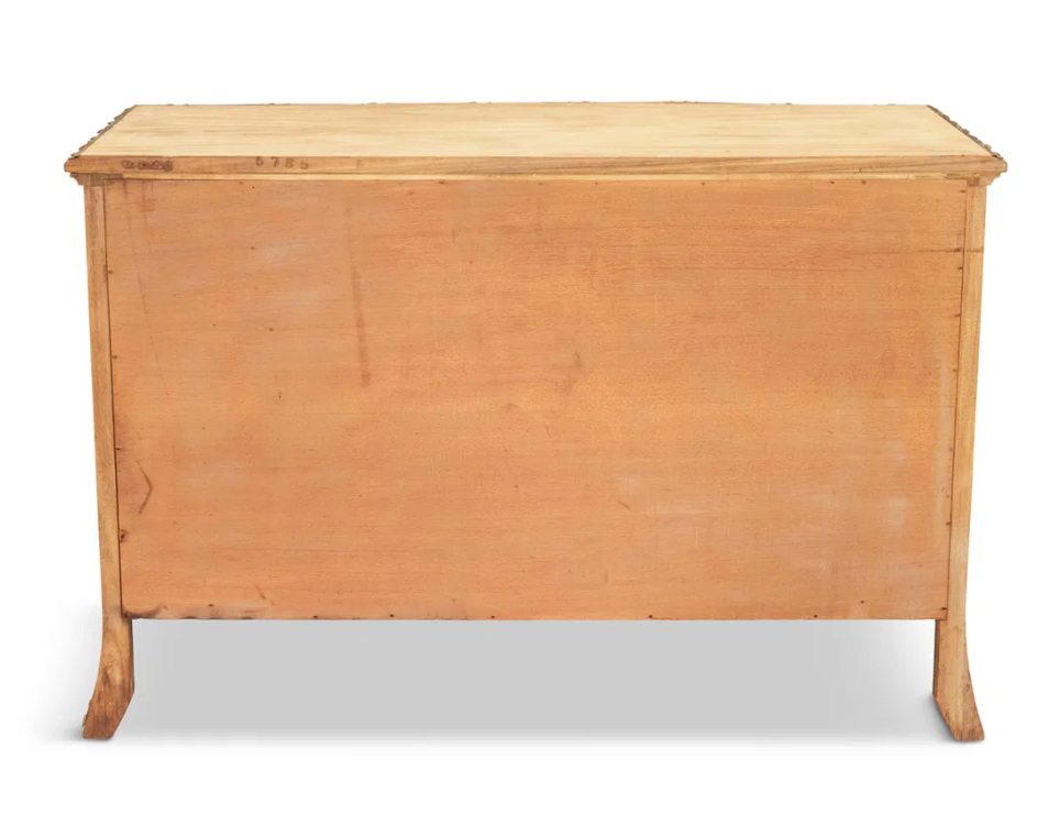 Regence-Style Bleached Mahogany Commode