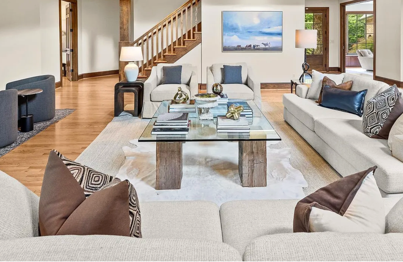 Reclaimed Wood And Glass Coffee Table
