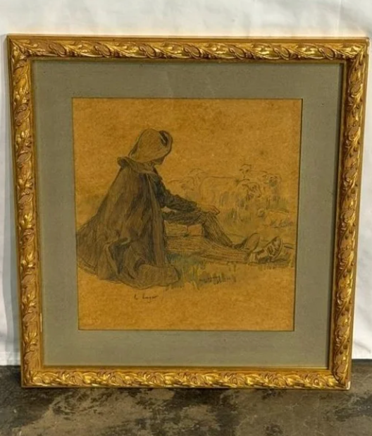 Antique Sepia Drawing