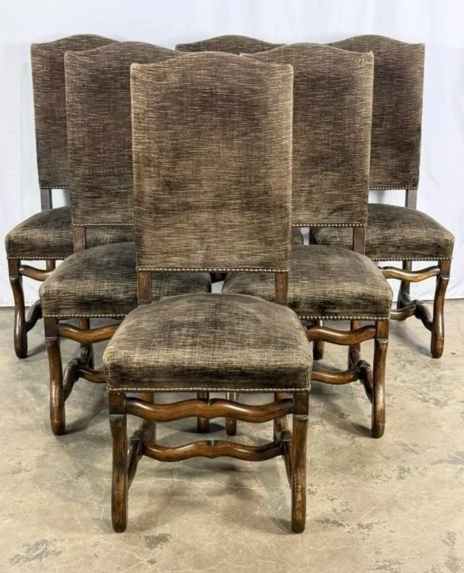 Antique Mouton Dining Chair Set of 6