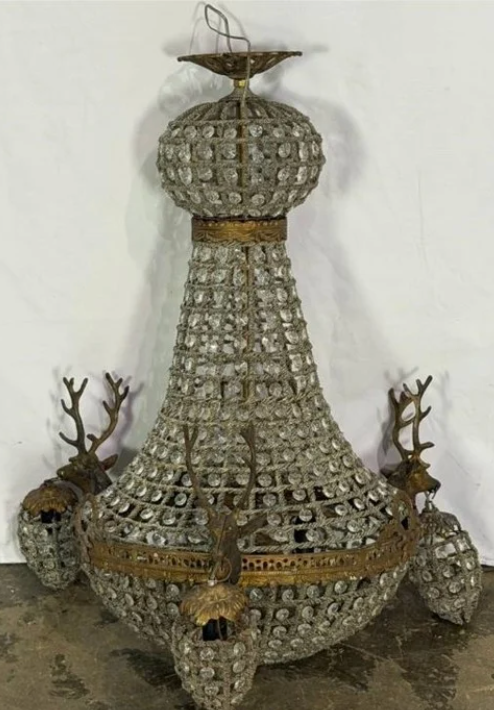 Antique Chrystal Lamp