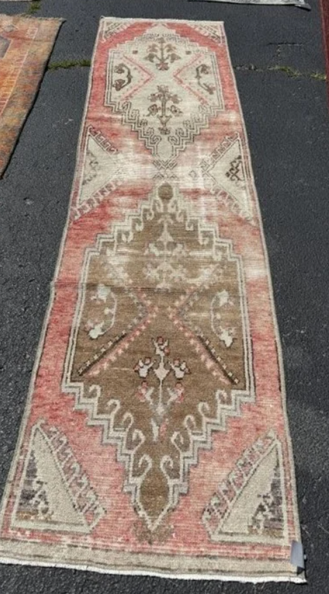 Oushak Handmade Rug 2'5" x 9'