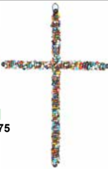 Large Beaded Cross