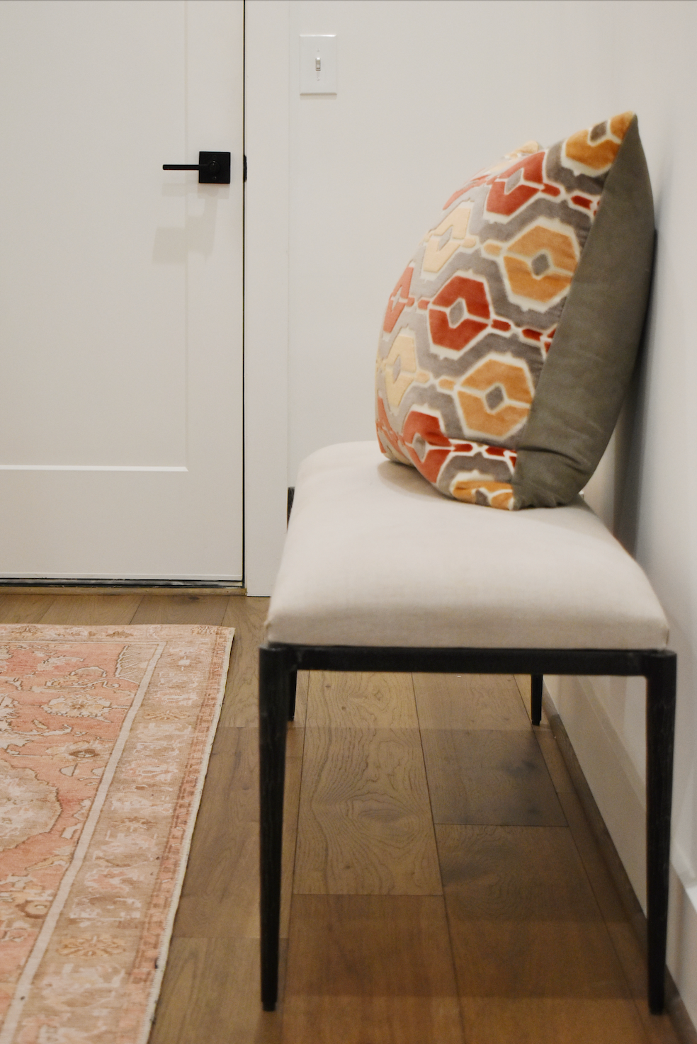 Lance 49" Mango Wood & Iron Bench