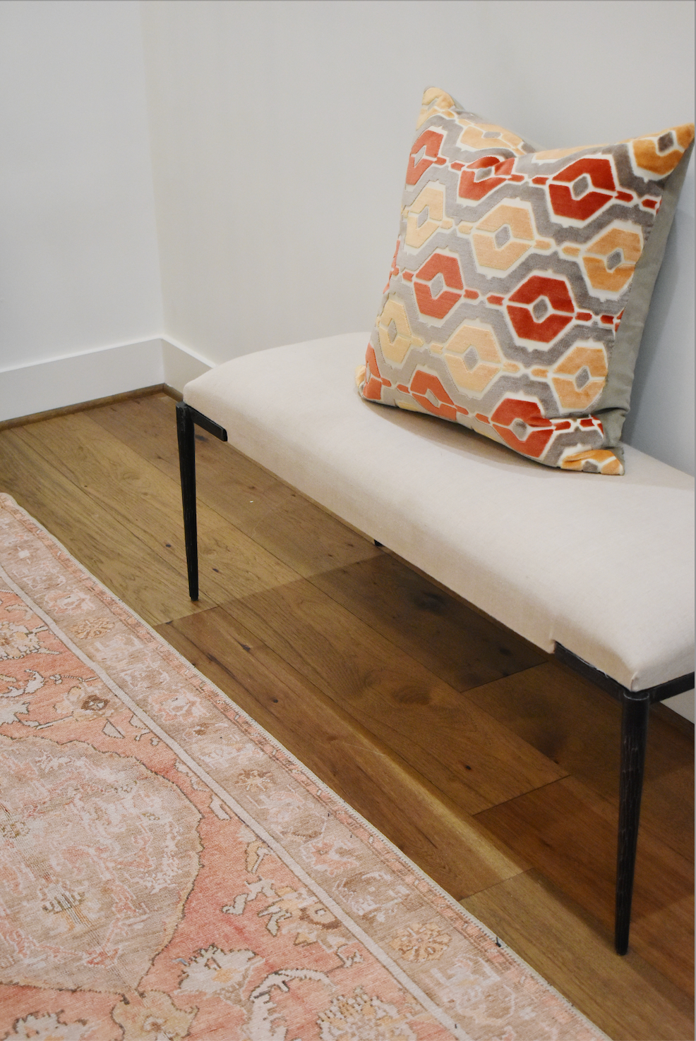 Lance 49" Mango Wood & Iron Bench