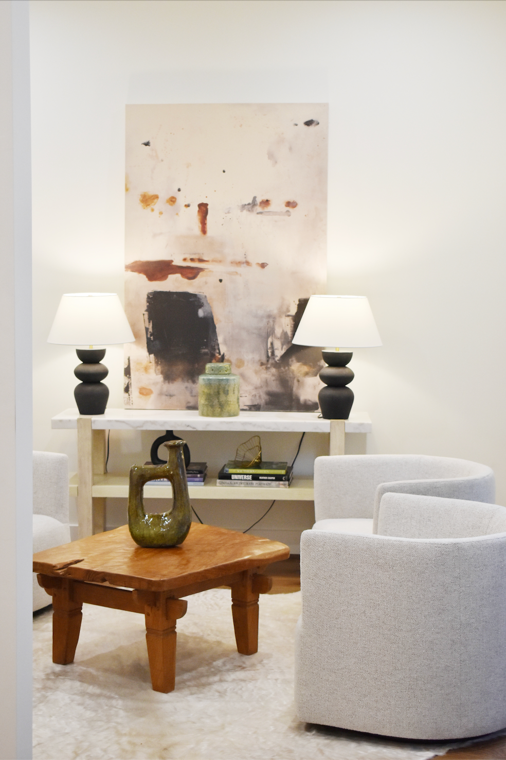 Antique Wooden Square Coffee Table