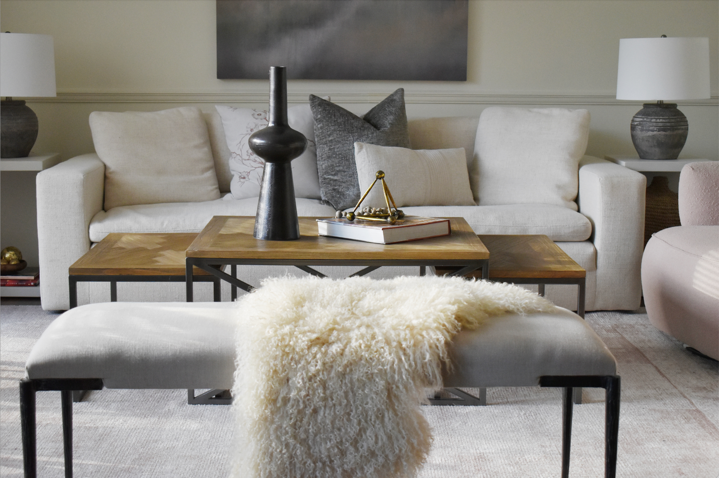Tibetan Lamb Off White Hide