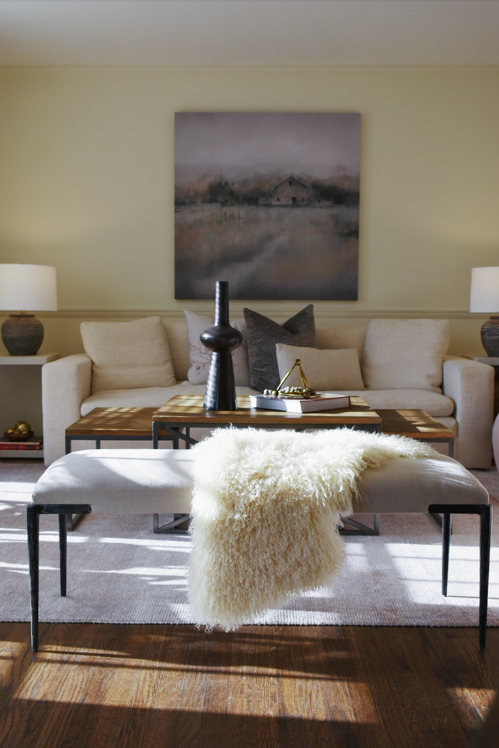 Tibetan Lamb Off White Hide