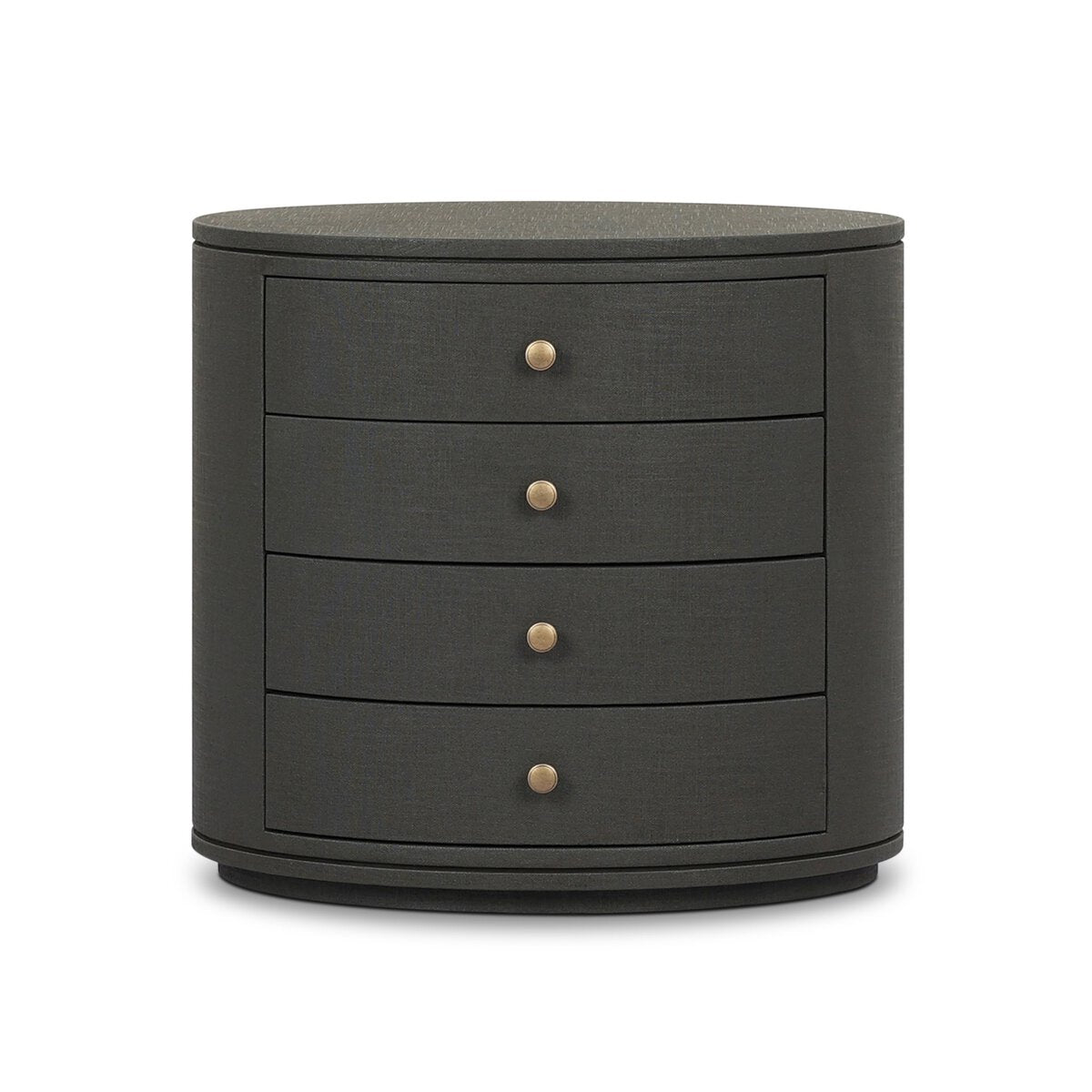 Amelia Oval Nightstand - Dark Green