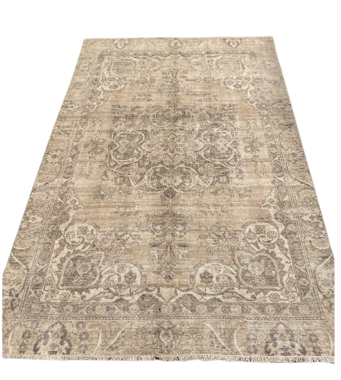 Vintage Persian Tabriz Rug 5'5" x 8'4"