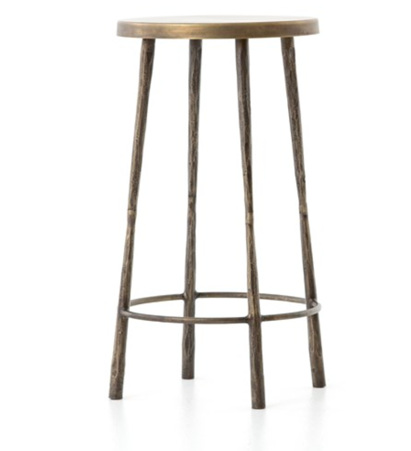 Westwood Counter Stool Antique Brass