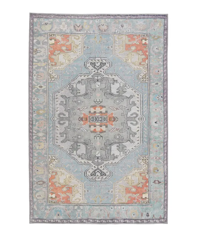 Zenora Stone Blue/Green Runner HBL07 2'6x10