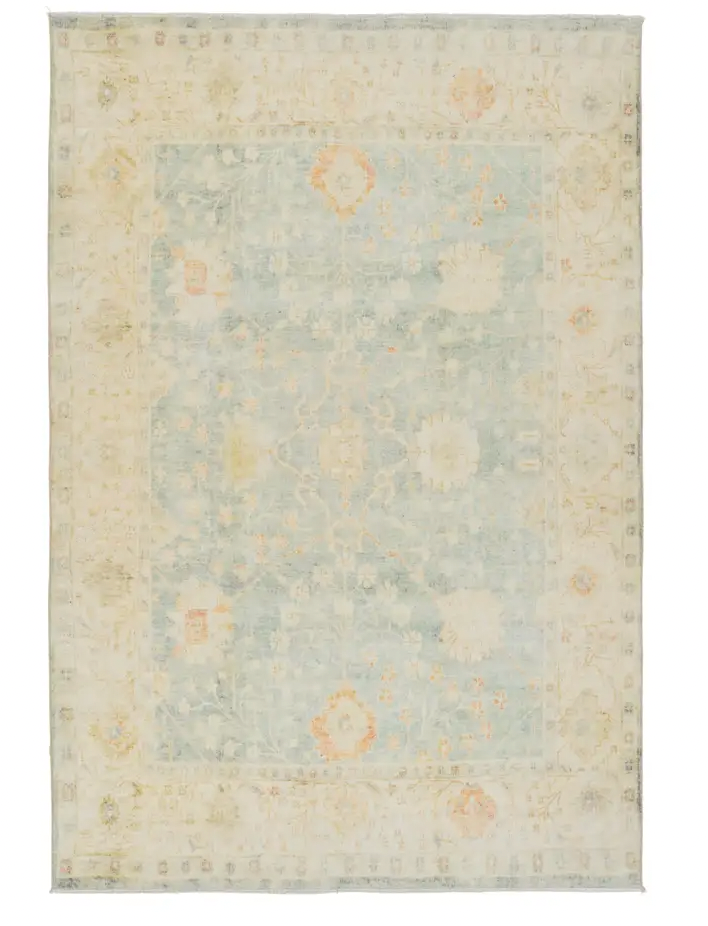 Celadon Tint Castle Wall Boheme Rug BOH27 9x12