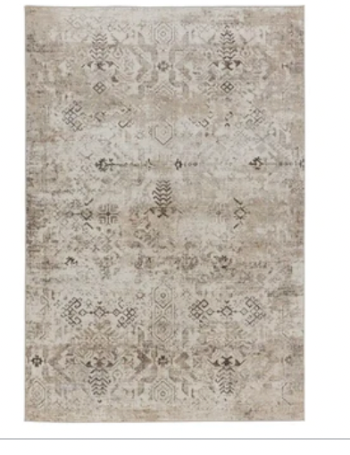 Pumice Stone Silver Mink Nadine Rug 6'7"x9'6" NDN03