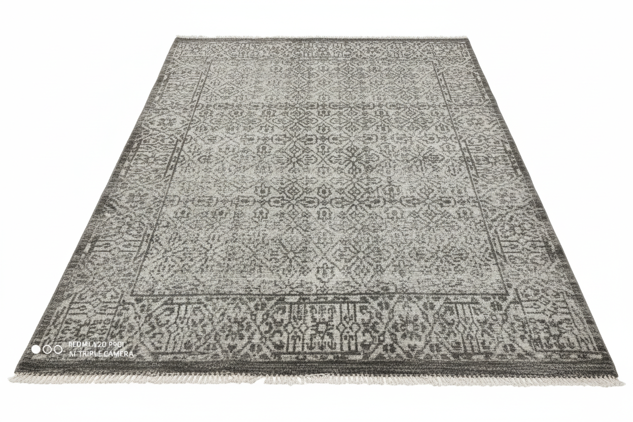 Elysian 5.3x7.9 Hand Knotted Abstract Rug