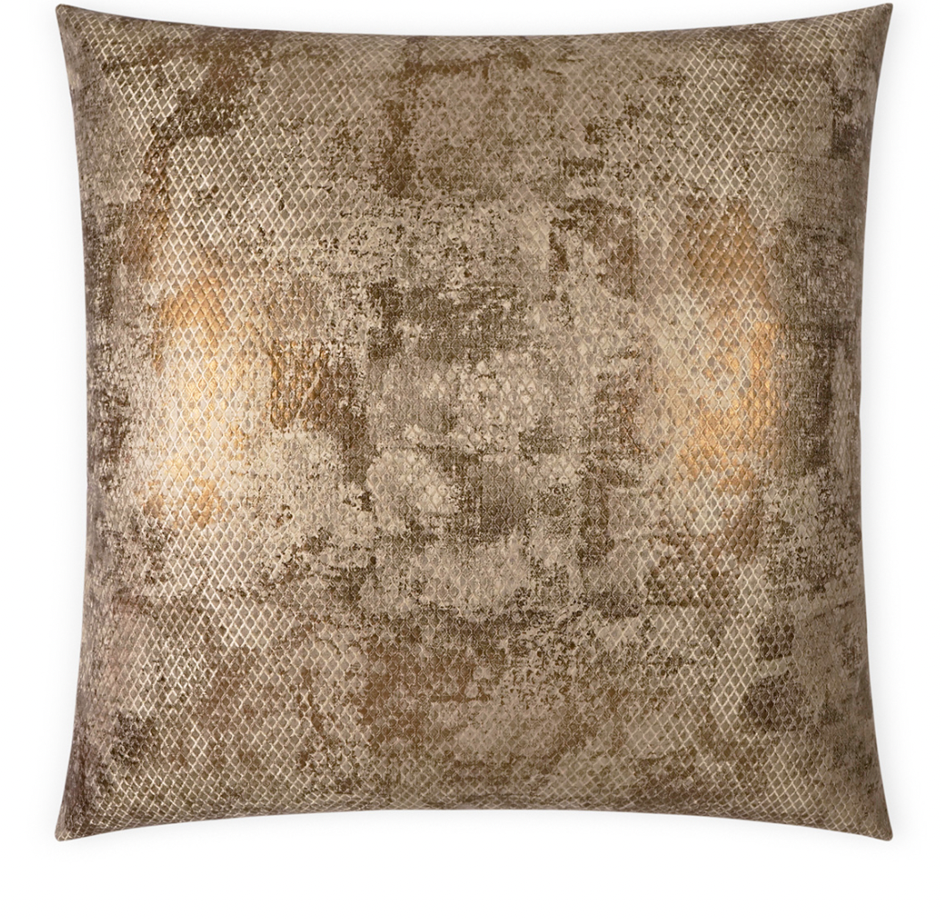 Pitone Bronze Pillow 24x24