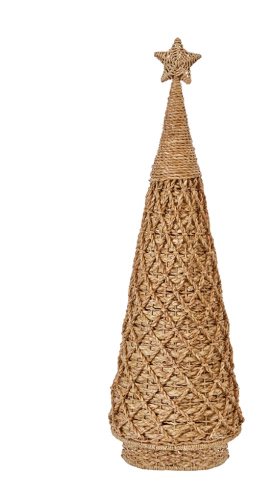 Hand Woven Bankuan Criss Cross Cone Tree