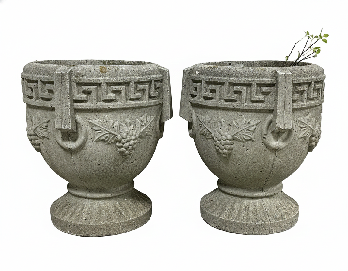 Concrete Outdoor Grape Planters